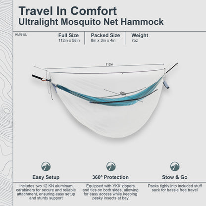 Mosquito Net for Hammocks Ultralight