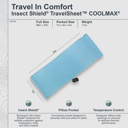 Insect Shield® TravelSheet™ COOLMAX®