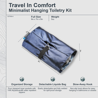 Minimalist Hanging Toiletry Kit Monsoon Silk™