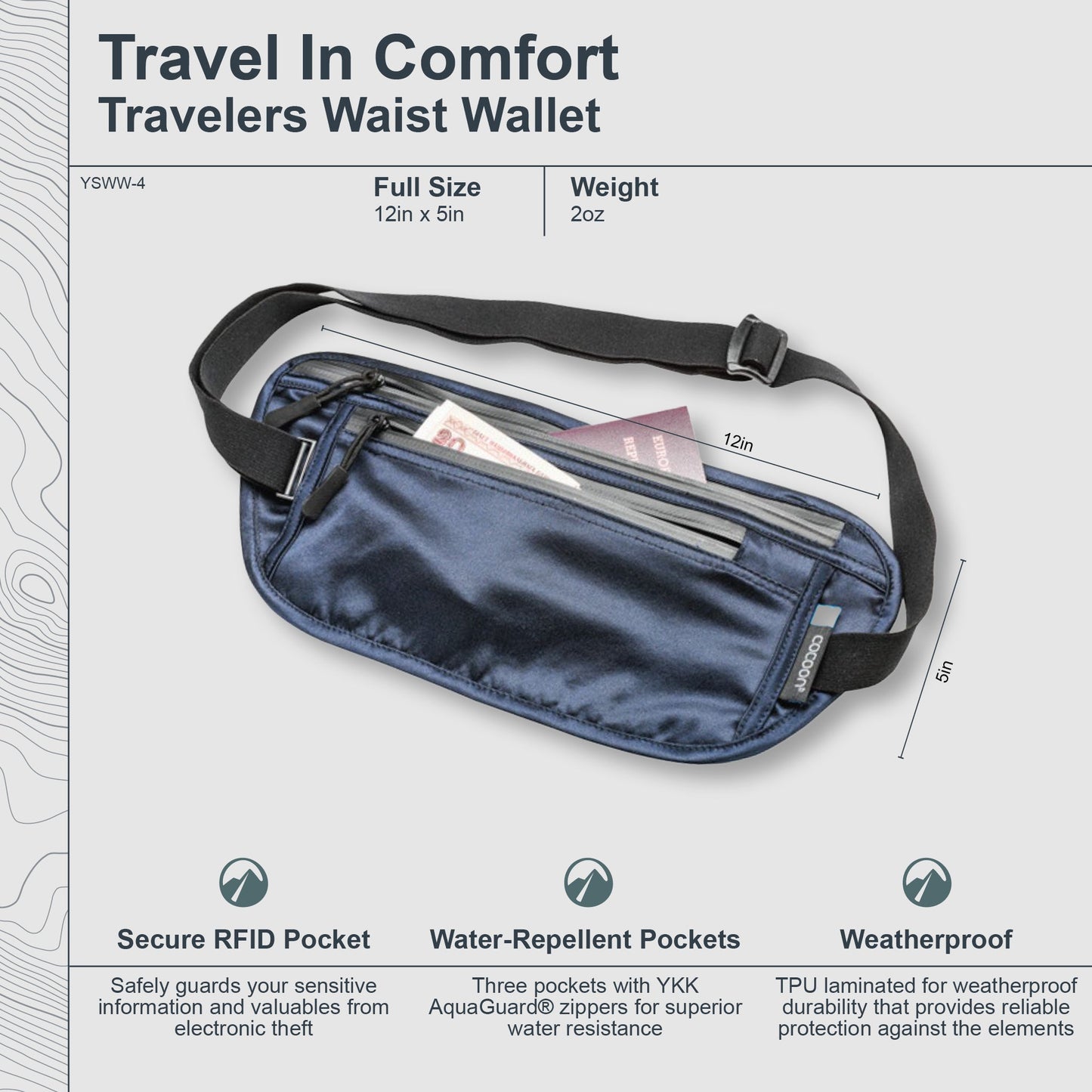 Waist Wallet Monsoon Silk™