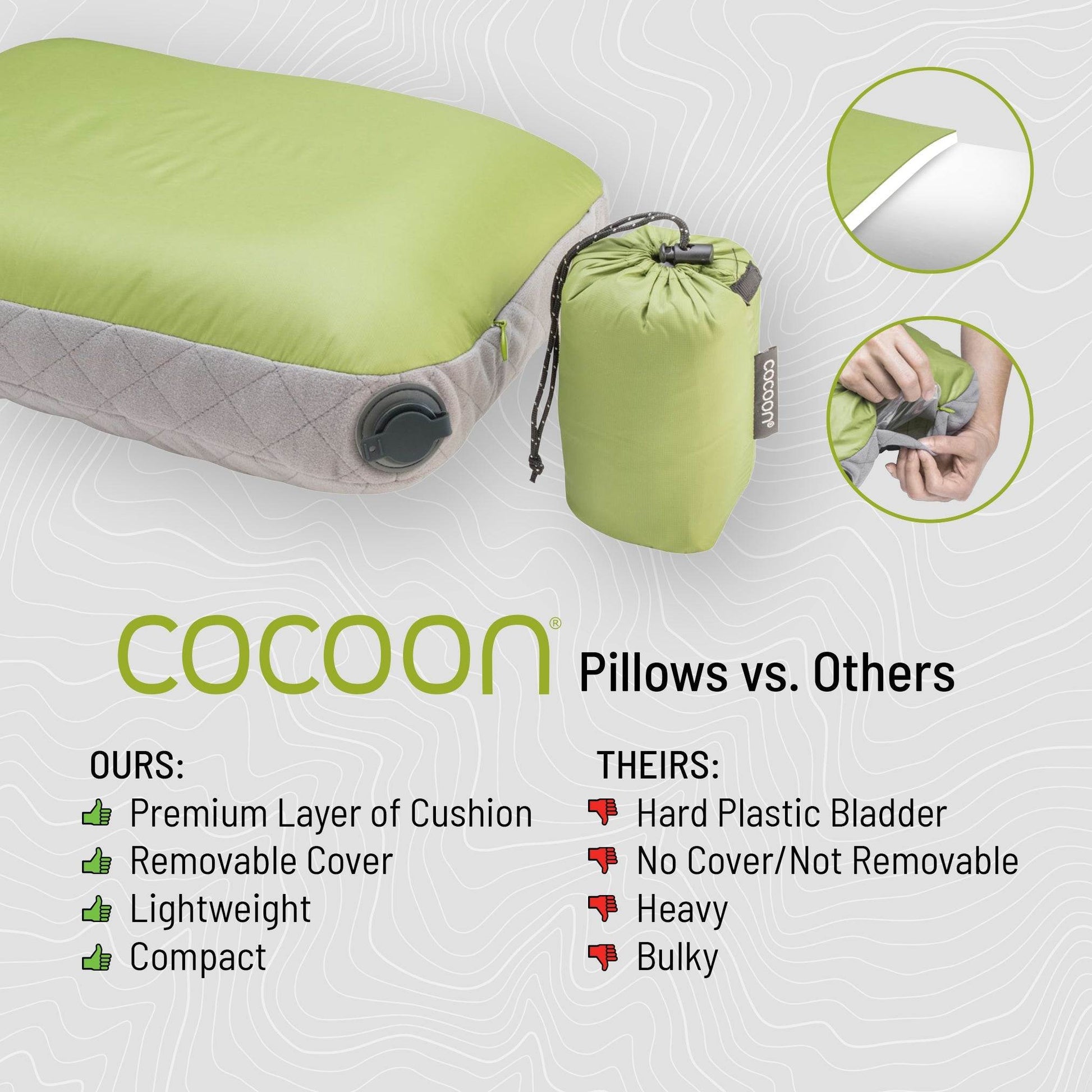 Ultralight Lumbar AirCore Pillow