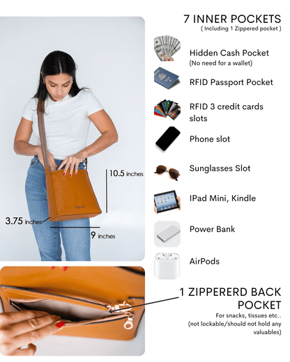 Thafael Anti-Theft Crossbody Travel Bag | Limited Edition