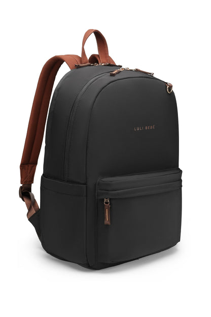 Luli Bebe The Daily Backpack - Black/Brown