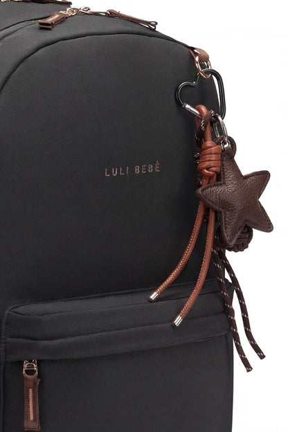 Luli Bebe The Daily Backpack - Black/Brown