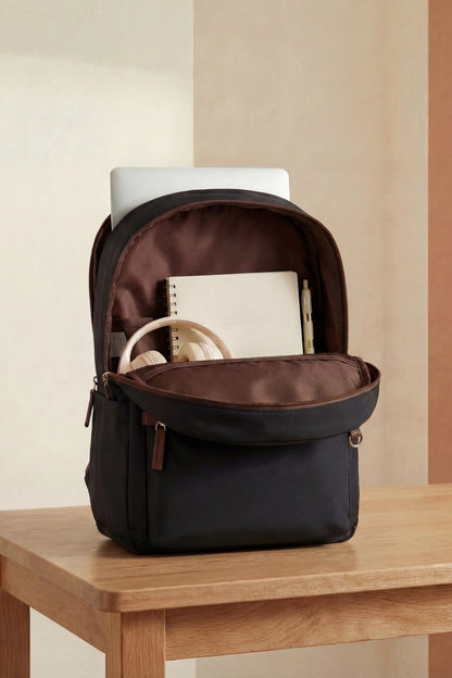 Luli Bebe The Daily Backpack - Black/Brown