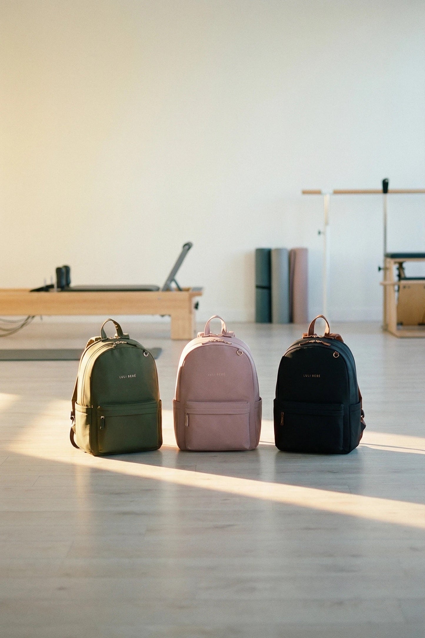 Luli Bebe The Daily Backpack - Black/Brown