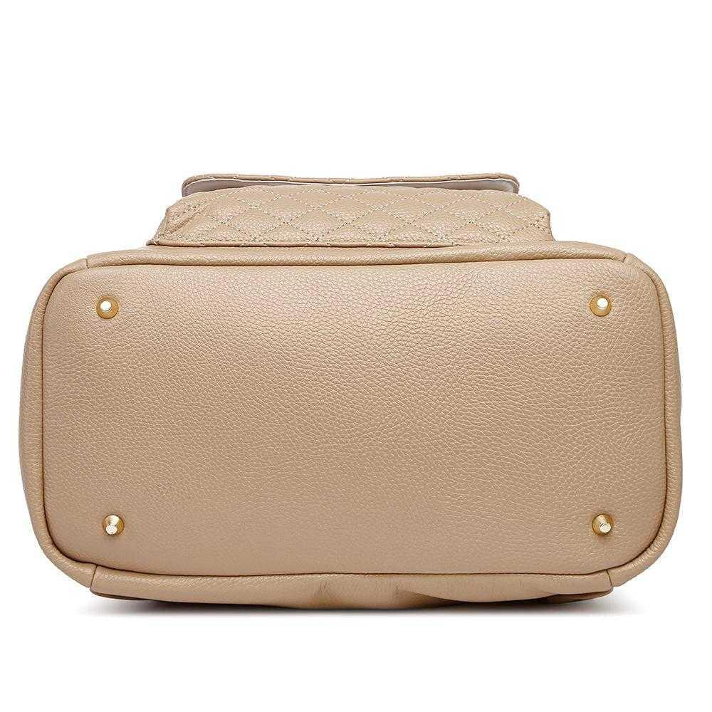 Luli Bebe Signature Diaper Bag Latte Brown
