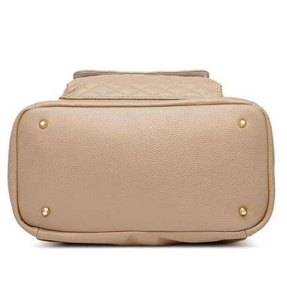 Luli Bebe Signature Diaper Bag Latte Brown