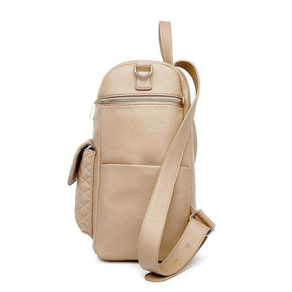 Luli Bebe Signature Diaper Bag Latte Brown