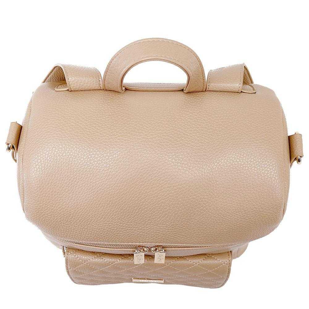 Luli Bebe Signature Diaper Bag Latte Brown