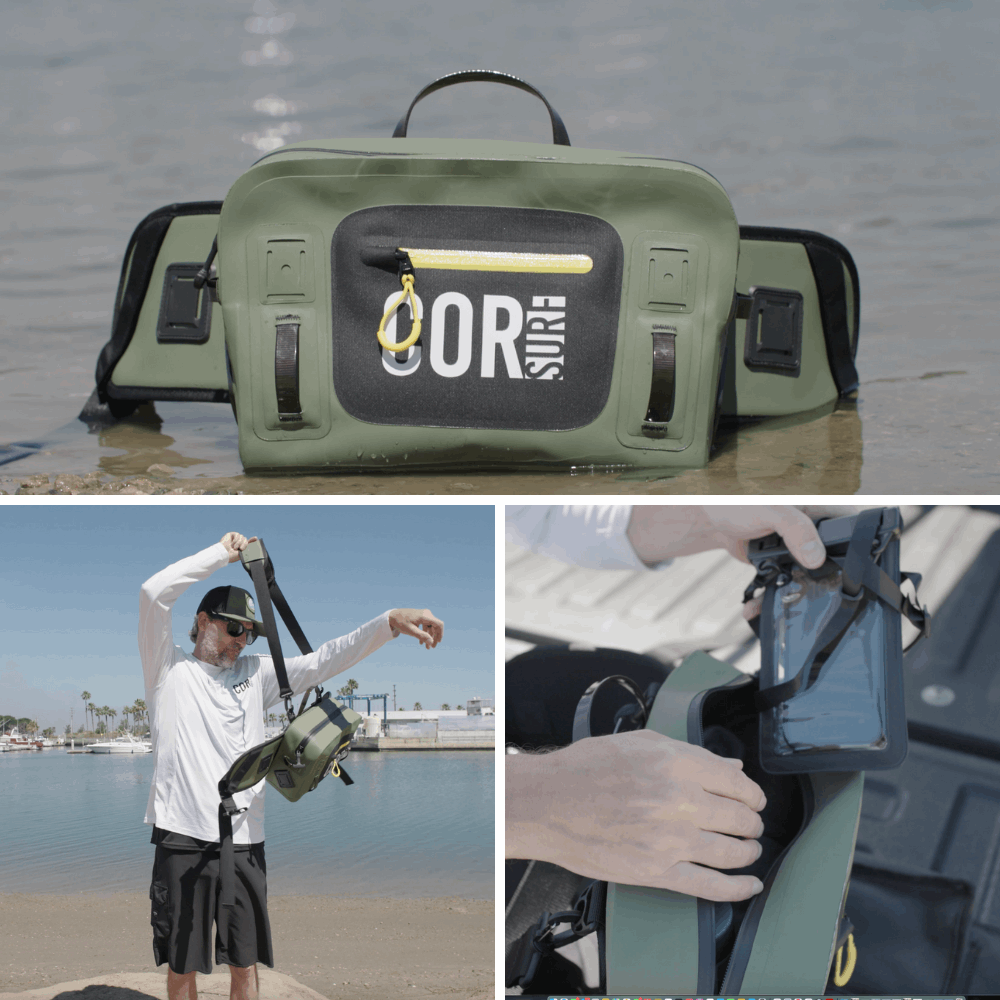 COR Surf Molokai Waterproof Lumbar Pack - 8L (Free IPX8 Cell Phone Case)