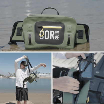 COR Surf Molokai Waterproof Lumbar Pack - 8L (Free IPX8 Cell Phone Case)
