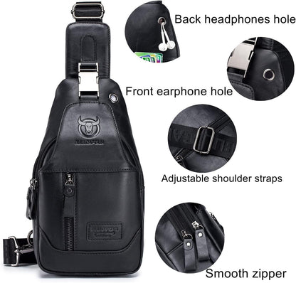 FR Fashion Co. Leather Casual Crossbody Sling Bag