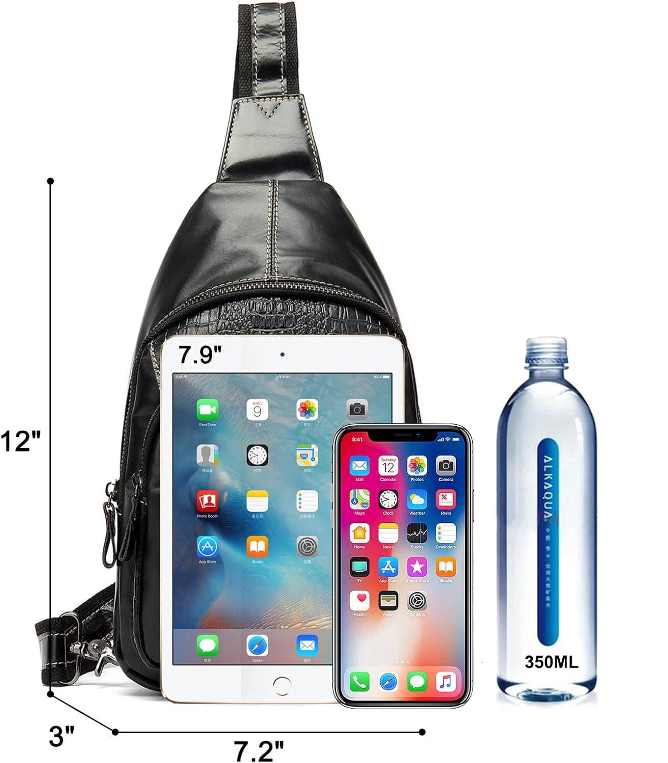 FR Fashion Co. Handmade Genuine Leather Crossbody Sling Bag