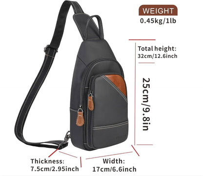 FR Fashion Co. Casual Leather Sling Bag