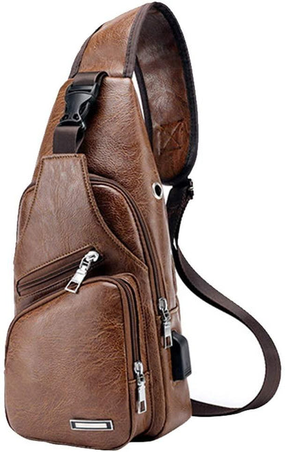 FR Fashion Co. Luxury Leather Crossbody Sling Bag