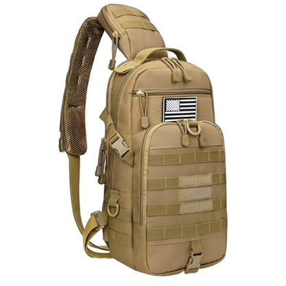 FR Fashion Co. 25L Hidden Phone Tactical Sling Backpack