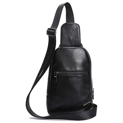 FR Fashion Co. Crocodile Pattern Genuine Leather Sling Bag