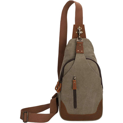 FR Fashion Co. Vintage Canvas Crossbody Sling Bag