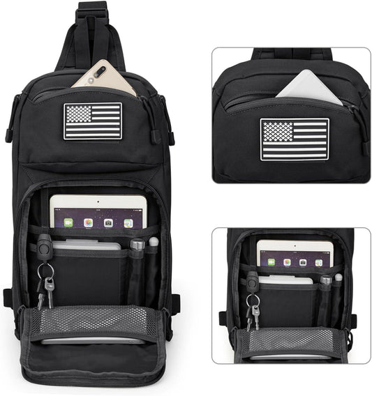 FR Fashion Co. 10L Tactical EDC Sling Backpack