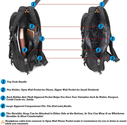 FR Fashion Co. Urban Minimalist Sling Bag