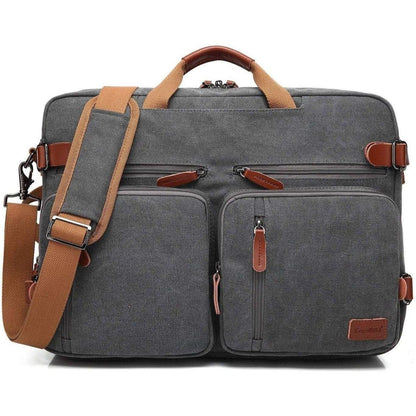 FR Fashion Co. 16" Multi-functional Canvas Messenger Bag