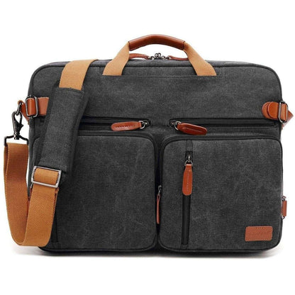 FR Fashion Co. 16" Multi-functional Canvas Messenger Bag