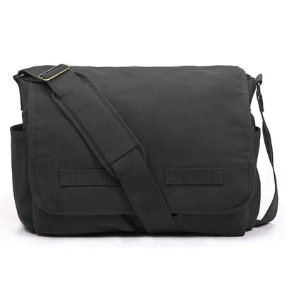 FR Fashion Co. 17" Classic Canvas Messenger Bag