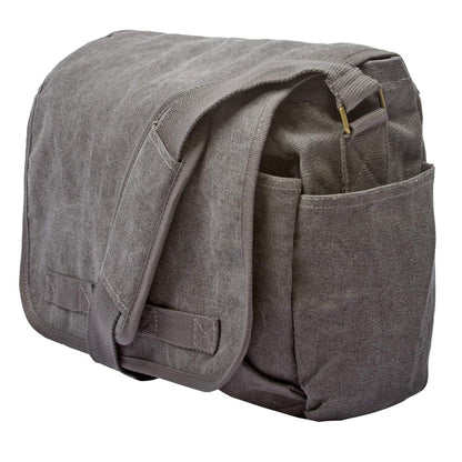 FR Fashion Co. 17" Classic Canvas Messenger Bag