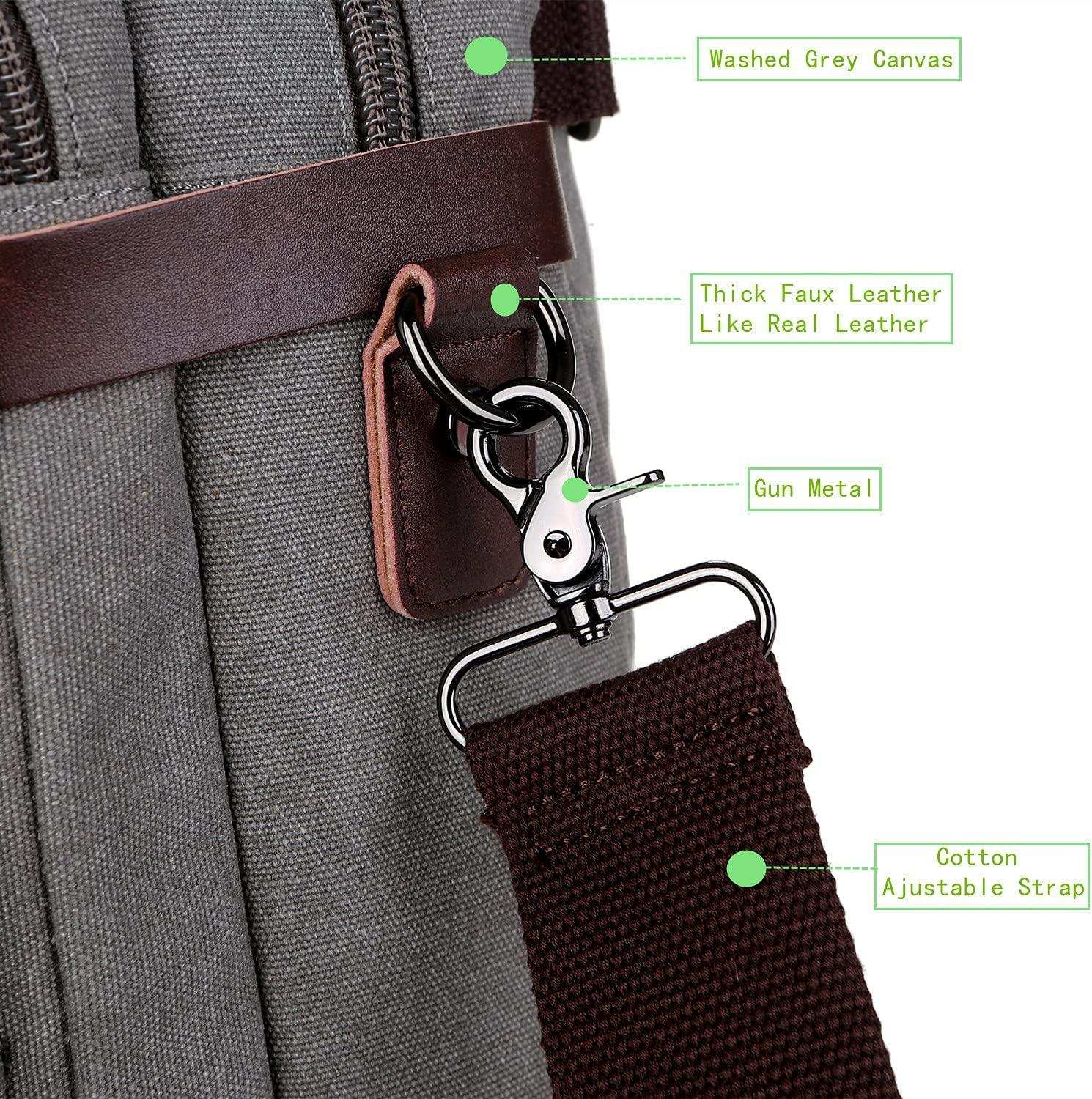 FR Fashion Co. 17" Convertible Briefcase Backpack