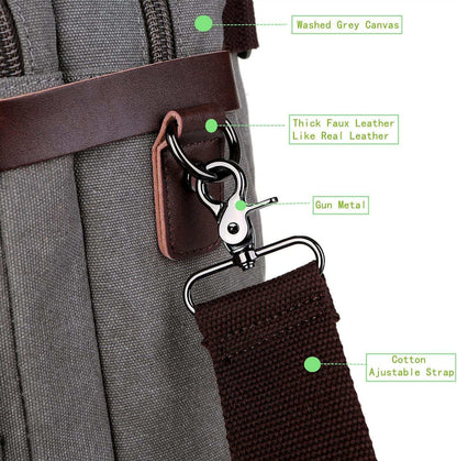 FR Fashion Co. 17" Convertible Briefcase Backpack