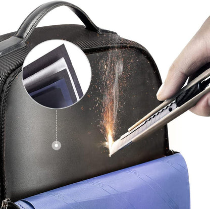 FR Fashion Co. 17" Men's Anti-Theft Laptop Backpack