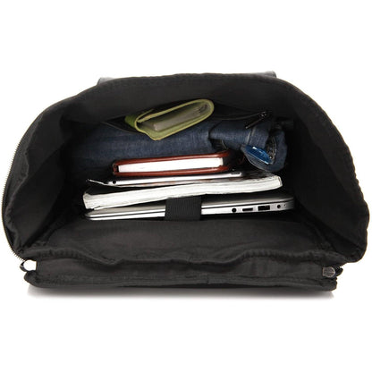 FR Fashion Co. Men's 17" Leather Laptop Backpack