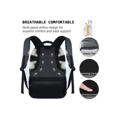 FR Fashion Co. 18" Anti-Theft Pocket Travel Backpack