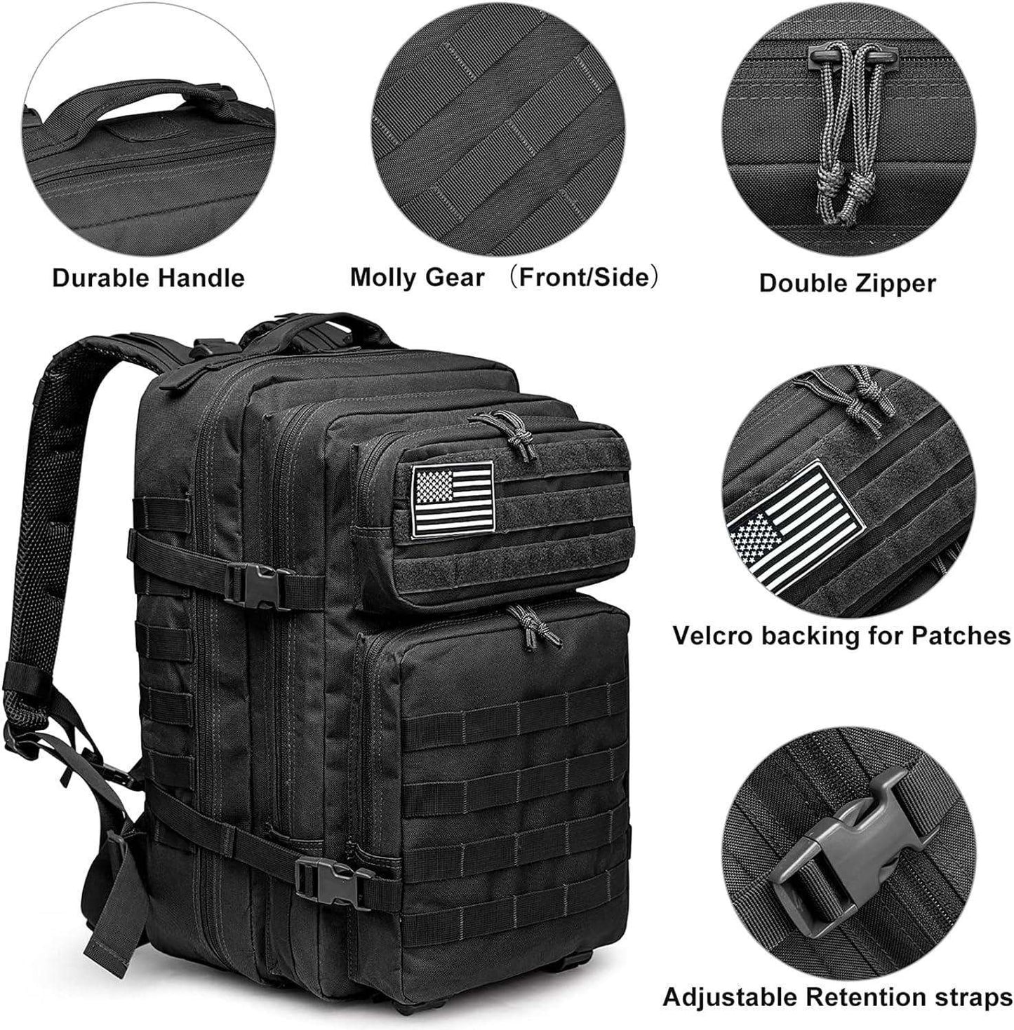 FR Fashion Co. 40L Military Tactical Backpack