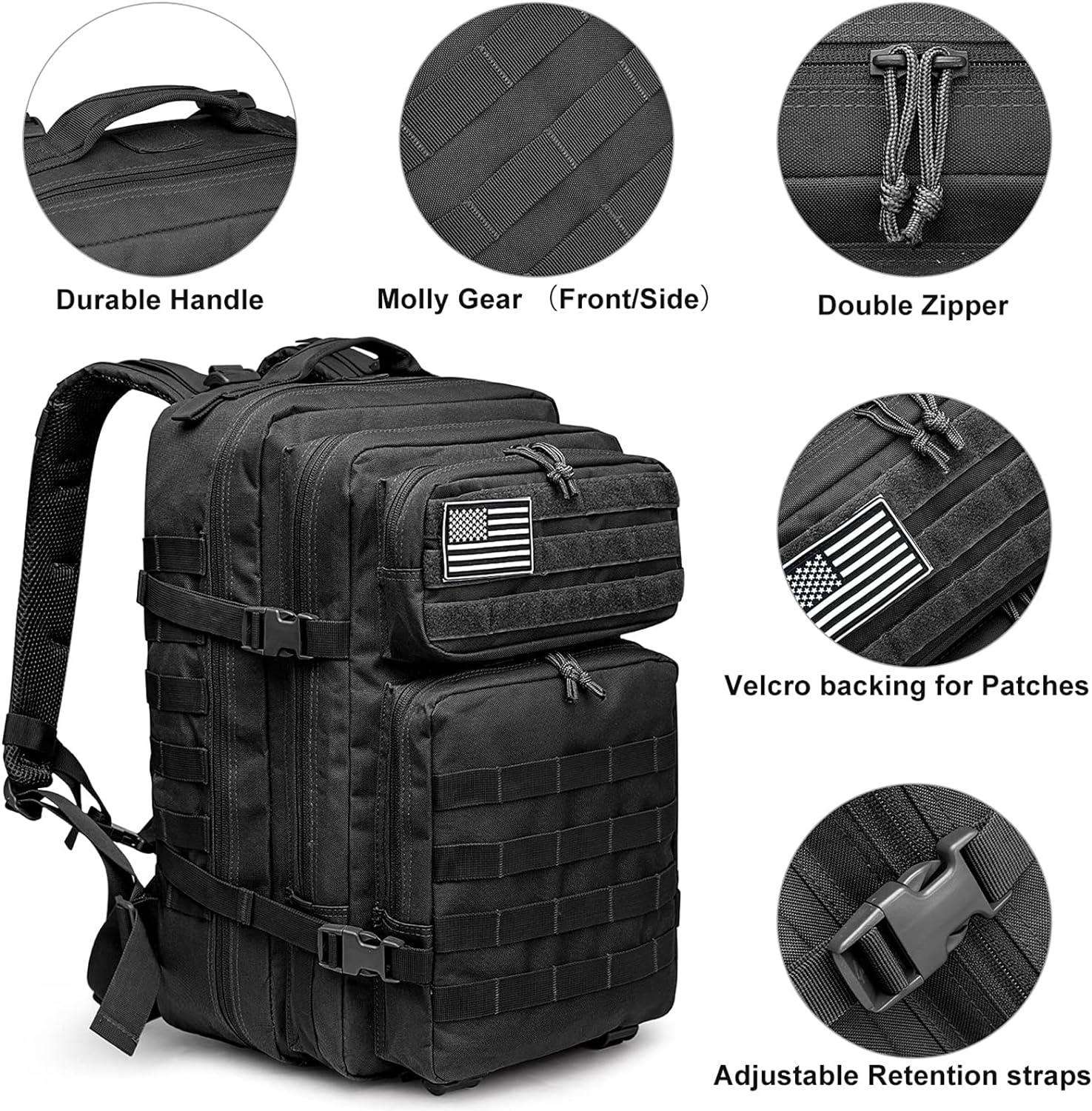 FR Fashion Co. 40L Military Tactical Backpack