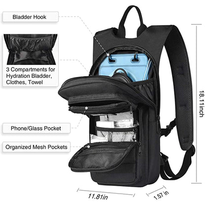 FR Fashion Co. 18" Tactical Hydration Backpack