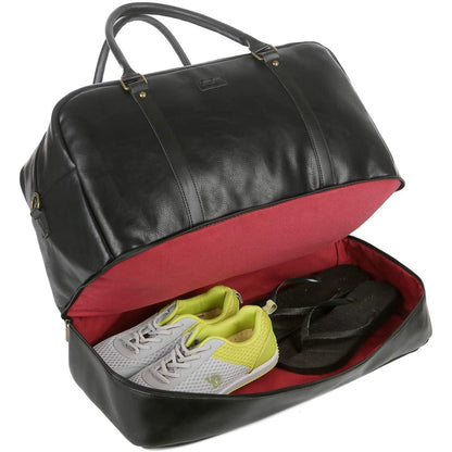 FR Fashion Co. 20" Men's Stylish Leather Duffle Bag