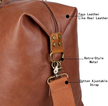 FR Fashion Co. 23" Large Weekend Travel Duffel Bag