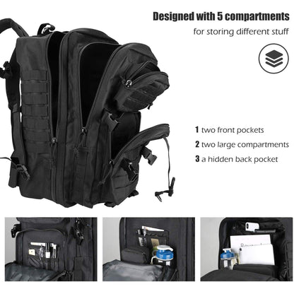 FR Fashion Co. 42L MOLLE Tactical Backpack