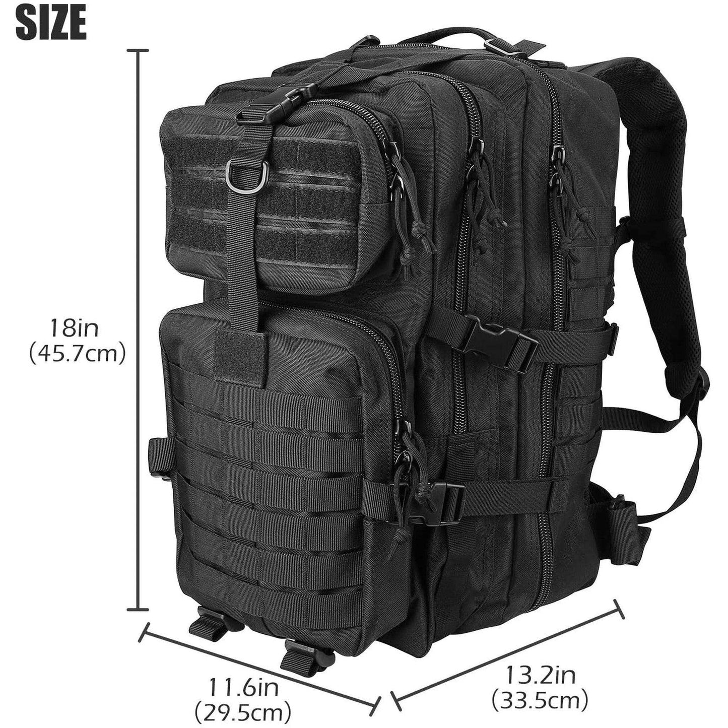 FR Fashion Co. 42L MOLLE Tactical Backpack