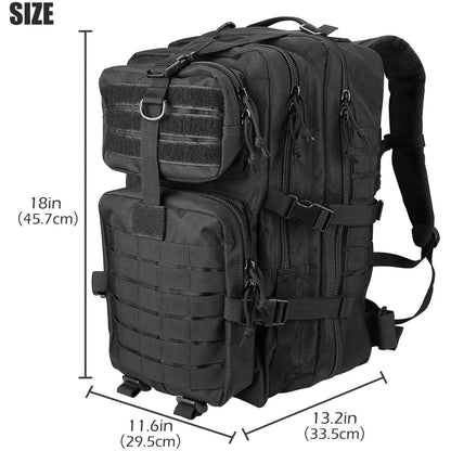 FR Fashion Co. 42L MOLLE Tactical Backpack