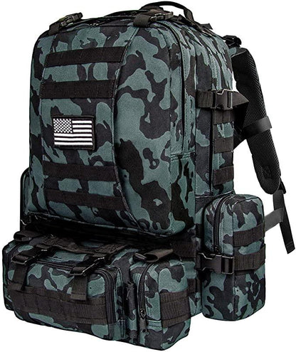 FR Fashion Co. 50L Carry-All Military Tactical Backpack