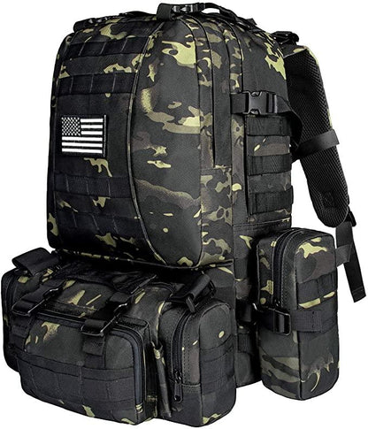 FR Fashion Co. 50L Carry-All Military Tactical Backpack