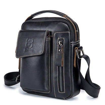 FR Fashion Co. Men's Genuine Leather Crossbody Bag