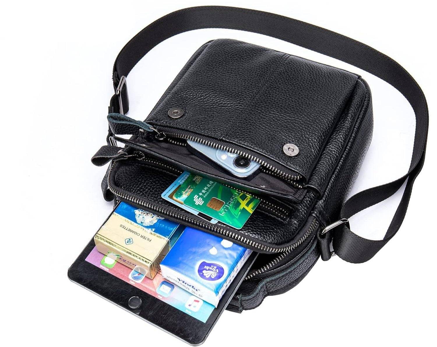 FR Fashion Co. Mini Genuine Leather Messenger and Shoulder Bag