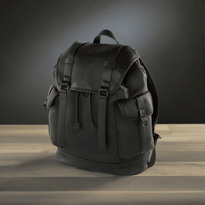 Bugatti Henry Vegan Leather Backpack with Flap - Stiles Supply Co.
