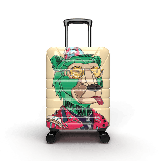 Stiles Supply Co. X Bugatti Green Bear Carry On Luggage - Stiles Supply Co.