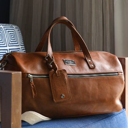 Lifetime Leather Co. Luxury Leather Duffel Bag - Stiles Supply Co.