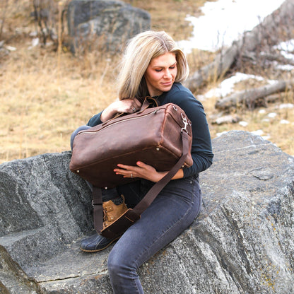 Lifetime Leather Co. Luxury Leather Duffel Bag - Stiles Supply Co.